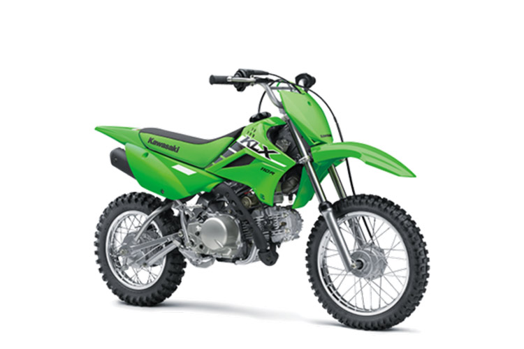 kawasaki 110 motociklu noma pusaudžiem un bērniem