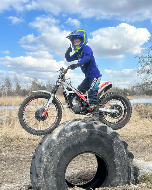Mārcis Moto trials Jelgava